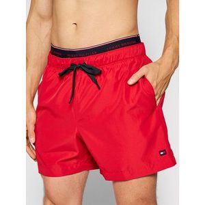 Tommy Hilfiger Plavecké šortky Medium UM0UM02062 Červená Regular Fit vyobraziť