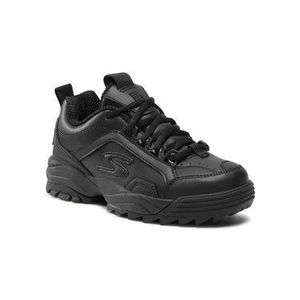 Skechers Sneakersy Intershift 98201L/BBK Čierna vyobraziť