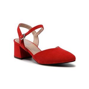 Rieker Sandále 49154-33 Červená vyobraziť
