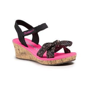 Skechers Sandále Bandana Cutie 86976L/BKHP Čierna vyobraziť