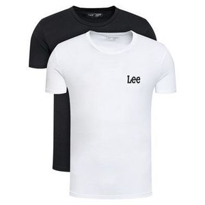 Lee 2-dielna súprava tričiek Crew Neck Graphic L65RAIKW Biela Slim Fit vyobraziť