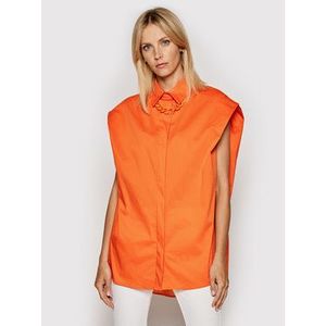 Imperial Košeľa CJU2BBE Oranžová Oversize vyobraziť
