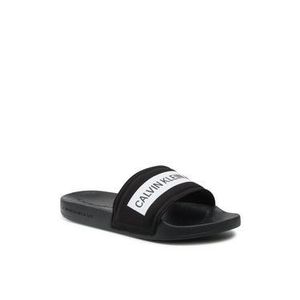 Calvin Klein Jeans Šľapky Slide Tape Inst Co YW0YW00409 Čierna vyobraziť
