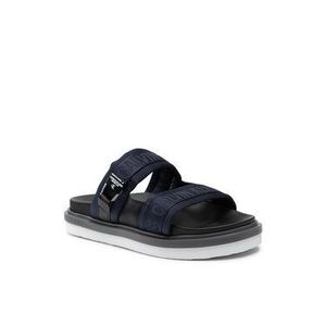Calvin Klein Jeans Šľapky Flat Sandal Twostraps Pes YM0YM00008 Tmavomodrá vyobraziť