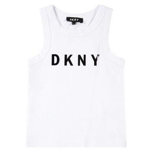 DKNY Top D35Q48 M Biela Regular Fit vyobraziť