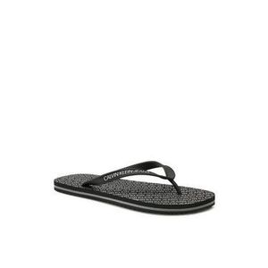 Calvin Klein Jeans Žabky Beach Sandal Inst Aop Tpu YW0YW00100 Čierna vyobraziť