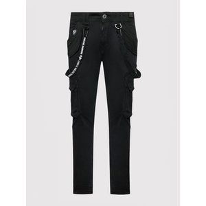 Alpha Industries Bavlnené nohavice Utility 128202 Čierna Slim Fit vyobraziť