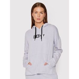 DKNY Sport Mikina DP1T8326 Modrá Relaxed Fit vyobraziť