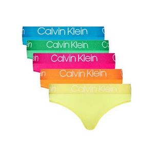 Calvin Klein Underwear Set 5 kusov klasických nohavičiek 000QD6014E Farebná vyobraziť