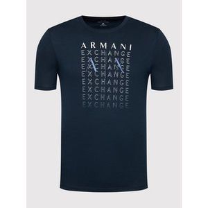 Armani Exchange Tričko 6KZTBW ZJV5Z 1510 Tmavomodrá Regular Fit vyobraziť