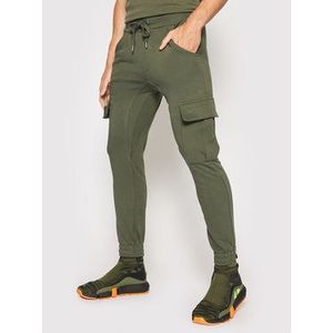 Alpha Industries Teplákové nohavice Terry Jogger 116204 Zelená Regular Fit vyobraziť