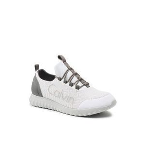 Calvin Klein Jeans Sneakersy Runner Sneaker Laceup Mesh YM0YM00085 Biela vyobraziť