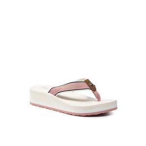 Tommy Hilfiger Žabky Mid Wedge Beach Sandal FW0FW05661 Ružová vyobraziť