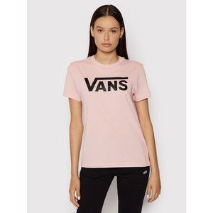 Vans Tričko Wm Flying V Crew Tee VN0A3UP4 Ružová Regular Fit vyobraziť