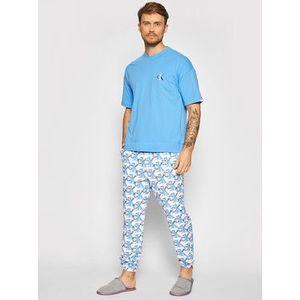 Calvin Klein Underwear Pyžamo 000NM1787E Modrá vyobraziť