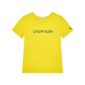 Calvin Klein Jeans Tričko Institutional IB0IB00347 Žltá Regular Fit vyobraziť