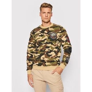 Guess Mikina Camouflage M1YQ57 K9V31 Farebná Regular Fit vyobraziť