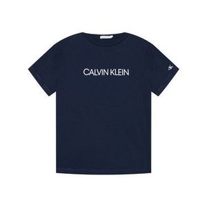 Calvin Klein Jeans Tričko Institutional IB0IB00347 Tmavomodrá Regular Fit vyobraziť
