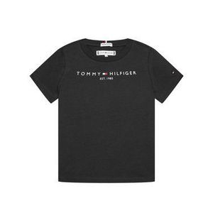 Tommy Hilfiger Tričko Essential KS0KS00210 Čierna Regular Fit vyobraziť