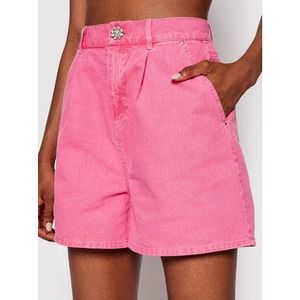 Custommade Džínsové šortky Nola 212510701 Ružová Regular Fit vyobraziť