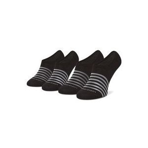 Calvin Klein Súprava 2 párov krátkych ponožiek dámskych 100003031 Čierna vyobraziť