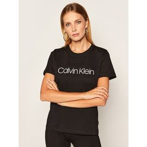 Calvin Klein Tričko Core Logo K20K202142 Čierna Regular Fit vyobraziť