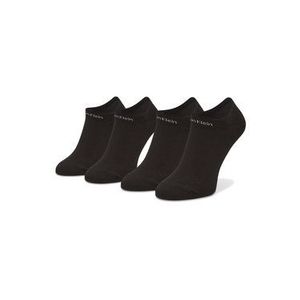 Calvin Klein Súprava 2 párov kotníkových ponožiek dámskych 100001814 Čierna vyobraziť