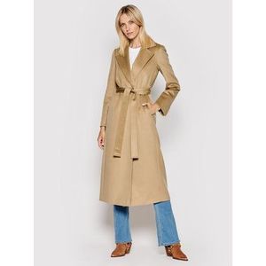 MAX&Co. Vlnený kabát Longrun 40119521 Hnedá Regular Fit vyobraziť
