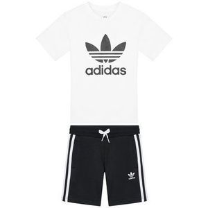 adidas Súprava Tričko a šortky Adicolor H25274 Biela Regular Fit vyobraziť