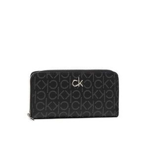 Calvin Klein Veľká dámska peňaženka Slim Z/A Wallet Lg Monogram K60K608326 Čierna vyobraziť