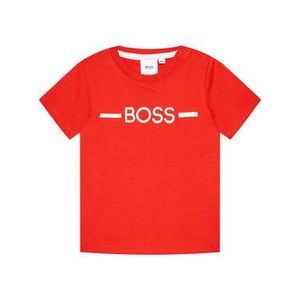 Boss Tričko J05831 M Červená Regular Fit vyobraziť