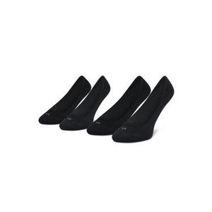 Calvin Klein Súprava 2 párov krátkych ponožiek dámskych 100001798 Čierna vyobraziť