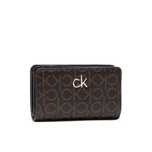 Calvin Klein Veľká dámska peňaženka Billfold French Wallet Monogram K60K608328 Hnedá vyobraziť