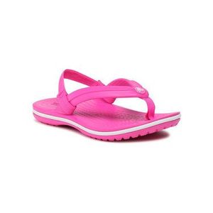 Crocs Sandále Crocband Strap Flip K 205777 Ružová vyobraziť