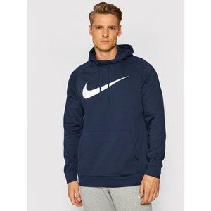 Nike Mikina Dri-Fit Swoosh CZ2425 Tmavomodrá Standard Fit vyobraziť