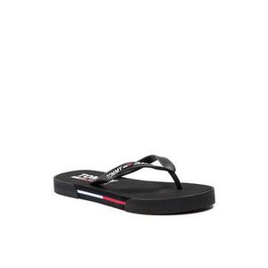 Tommy Jeans Žabky Essential Flat Beach Sandal EN0EN01433 Čierna vyobraziť