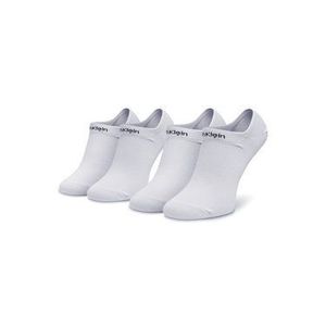Calvin Klein Súprava 2 párov krátkych ponožiek dámskych 100001814 Biela vyobraziť