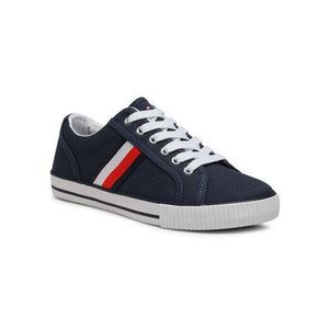 Tommy Hilfiger Tenisky Low Cut Lace-Up Sneaker T3B4-31070-1185 S Tmavomodrá vyobraziť