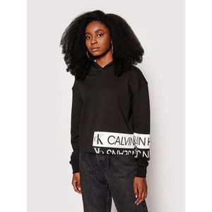 Calvin Klein Jeans Mikina J20J215262 Čierna Regular Fit vyobraziť