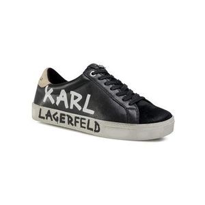 KARL LAGERFELD Sneakersy KL60110 Čierna vyobraziť