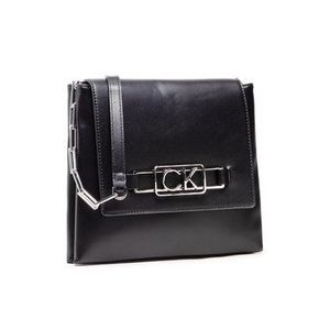 Calvin Klein Kabelka Shoulder Bag Wiflap Md K60K607505 Čierna vyobraziť