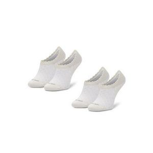 Calvin Klein Súprava 2 párov krátkych ponožiek dámskych 100001799 Béžová vyobraziť