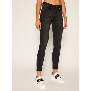 Calvin Klein Jeans Skinny Fit džínsy Mid Rise J20J214099 Čierna Skinny Fit vyobraziť
