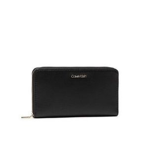 Calvin Klein Veľká dámska peňaženka Z/A Wallet Xl Saffiano K60K608312 Čierna vyobraziť