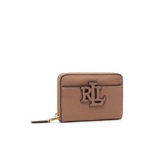 Lauren Ralph Lauren Malá dámska peňaženka Logo Zip Wlt 432836654008 Hnedá vyobraziť