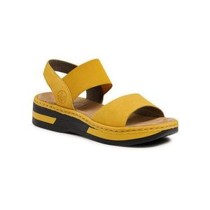 Rieker Sandále V5910-68 Žltá vyobraziť