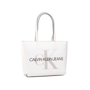 Calvin Klein Jeans Kabelka Shopper 29 K60K607200 Biela vyobraziť