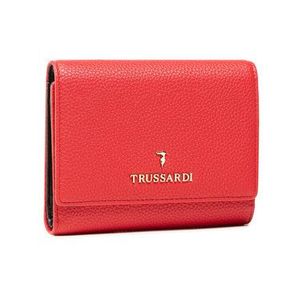 Trussardi Veľká dámska peňaženka Pre Lily Trifold 75W00280 Červená vyobraziť