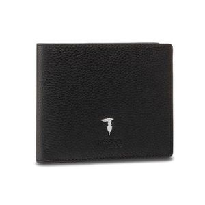 Trussardi Veľká pánska peňaženka Trifold Tumbled 71W00006 Čierna vyobraziť