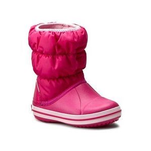 Crocs Snehule Winter Puff Boot Kids 14613 Ružová vyobraziť